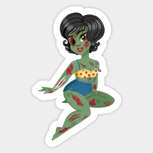 Zombie Pin-up - Swimsuit Sticker